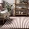 Nuloom Kai Stripe Faux Rabbit Machine Washable Area Rug 2ft 6in x 8ft HJWR03F-2608 - alternate 5